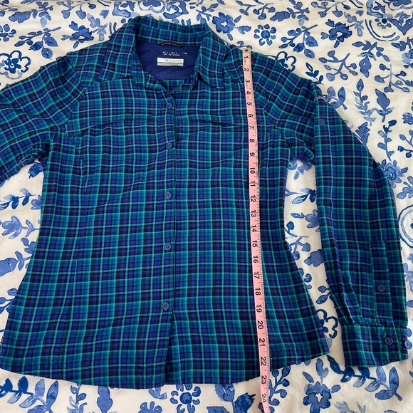 UPF 40 Women's Columbia Omni-Shade Moisture Wicking Long Sleeve Shirt Small - Picture 13 of 16